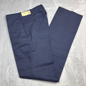 Vintage Universal Chicago Work Pants Trousers Men 30 Blue Unhemmed 70s